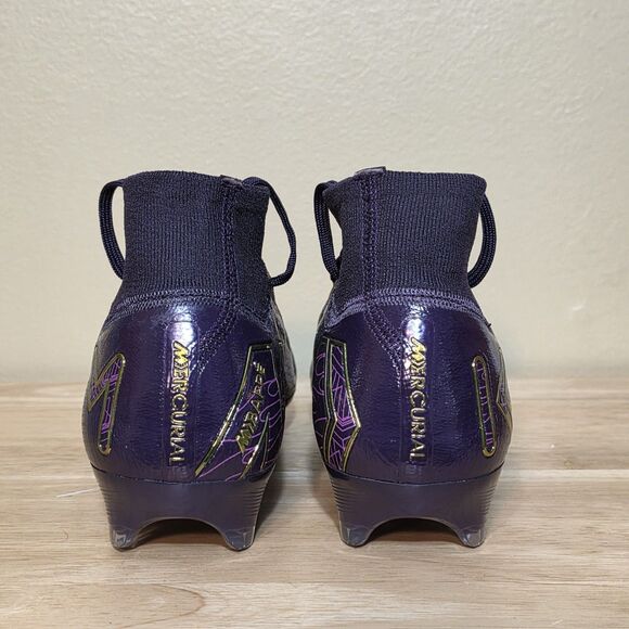 Nike Zoom Mercurial Superfly 10 Elite FG Kylian Mbappe Purple FQ8692-500 Size 5 - Picture 5 of 7